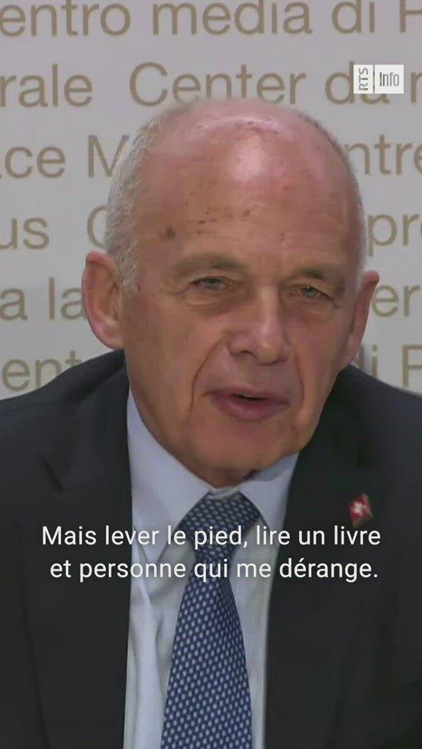 Ueli Maurer satisfait de retrouver une vie normale