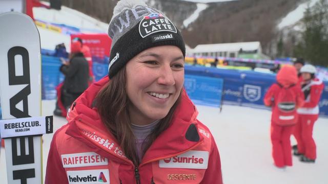 Ski alpin: "Je suis simplement heureuse" (Wendy Holdener)