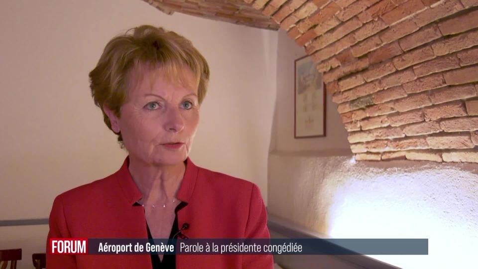 Corine Moinat revient sur son licenciement de la direction de l'aéroport de Genève