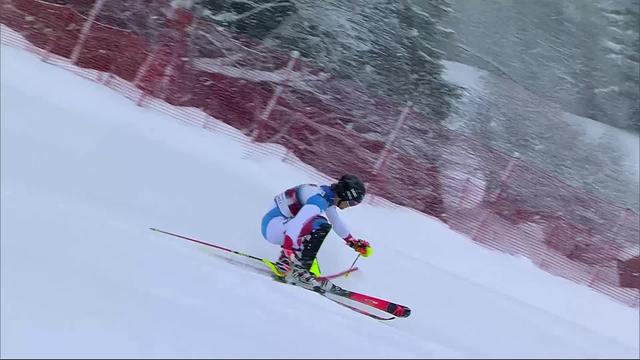 Kitzbühel (AUT), slalom messieurs, 2e manche: c'est l'élimination pour Simonet (SUI)