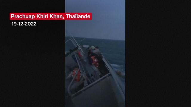 Un navire militaire chavire dans le golfe de la Thaïlande