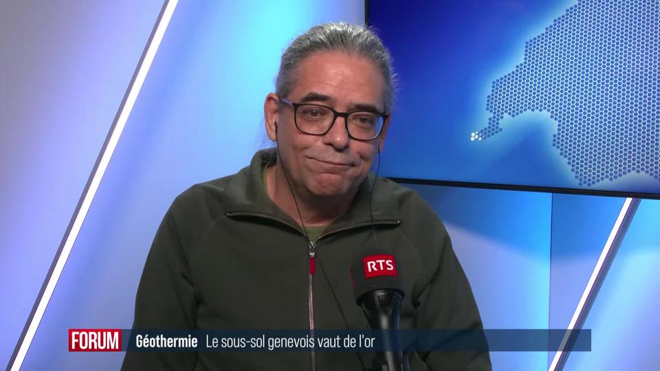 A Genève, la géothermie pourrait couvrir 30% des besoins en chaleur: interview de Cédric Hohlmüller