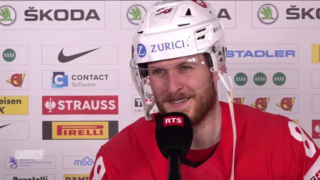 Groupe A, Allemagne - Suisse (3-4tb): la réaction de Christoph Bertschy après la victoire