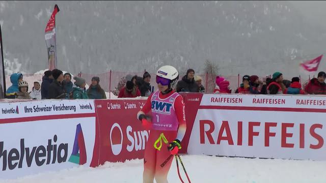 St-Moritz (SUI), descente dames: Jasmine Flury (SUI) se classe 4e dans des conditions difficiles