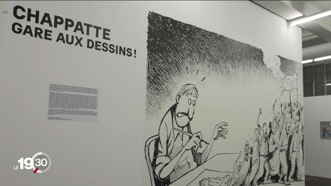 L'exposition "Chappatte, Gare aux dessins!" montre le pouvoir de la caricature politique.