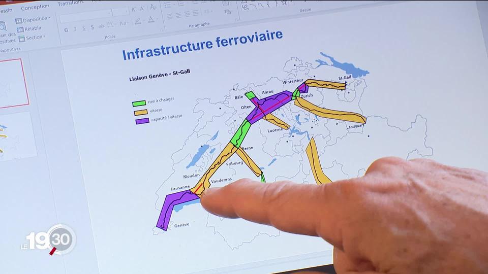 Le Parlement s'est penché sur une amélioration de l'axe est-ouest du pays. Avec comme objectif de relier Lausanne et Berne en moins d'une heure.