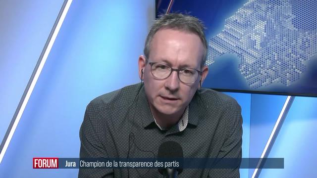 L’initiative sur la transparence des partis a convaincu la population jurassienne: interview de Fabrice Macquat