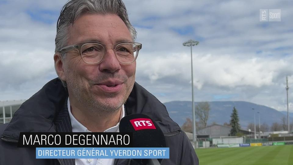 Coupe de Suisse: "Cette demi-finale est clairement historique pour Yverdon" (Marco Degennaro, directeur général)