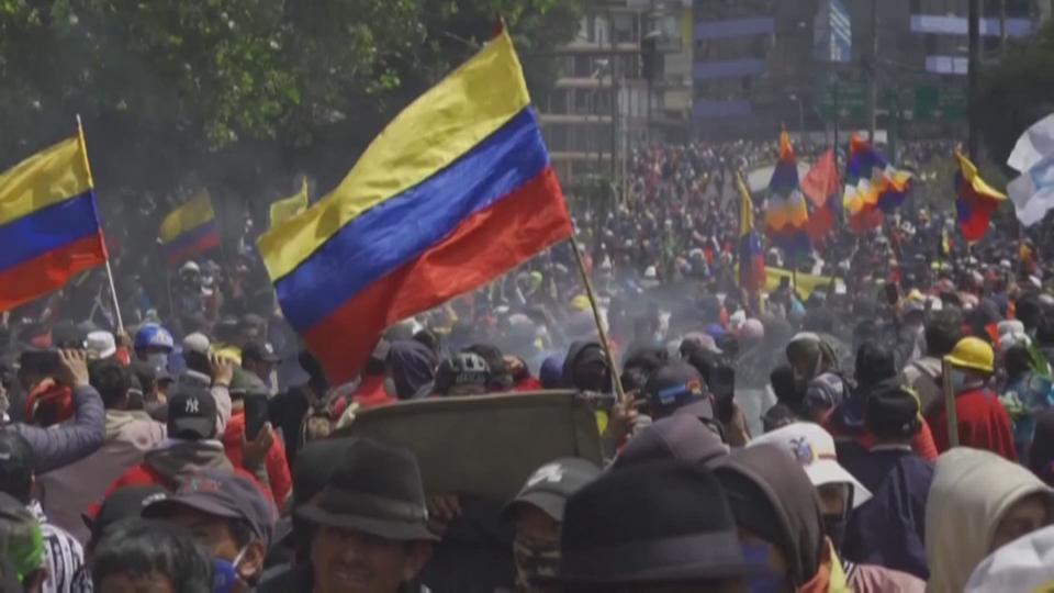 Des milliers de manifestants indigènes dans la rue en Équateur