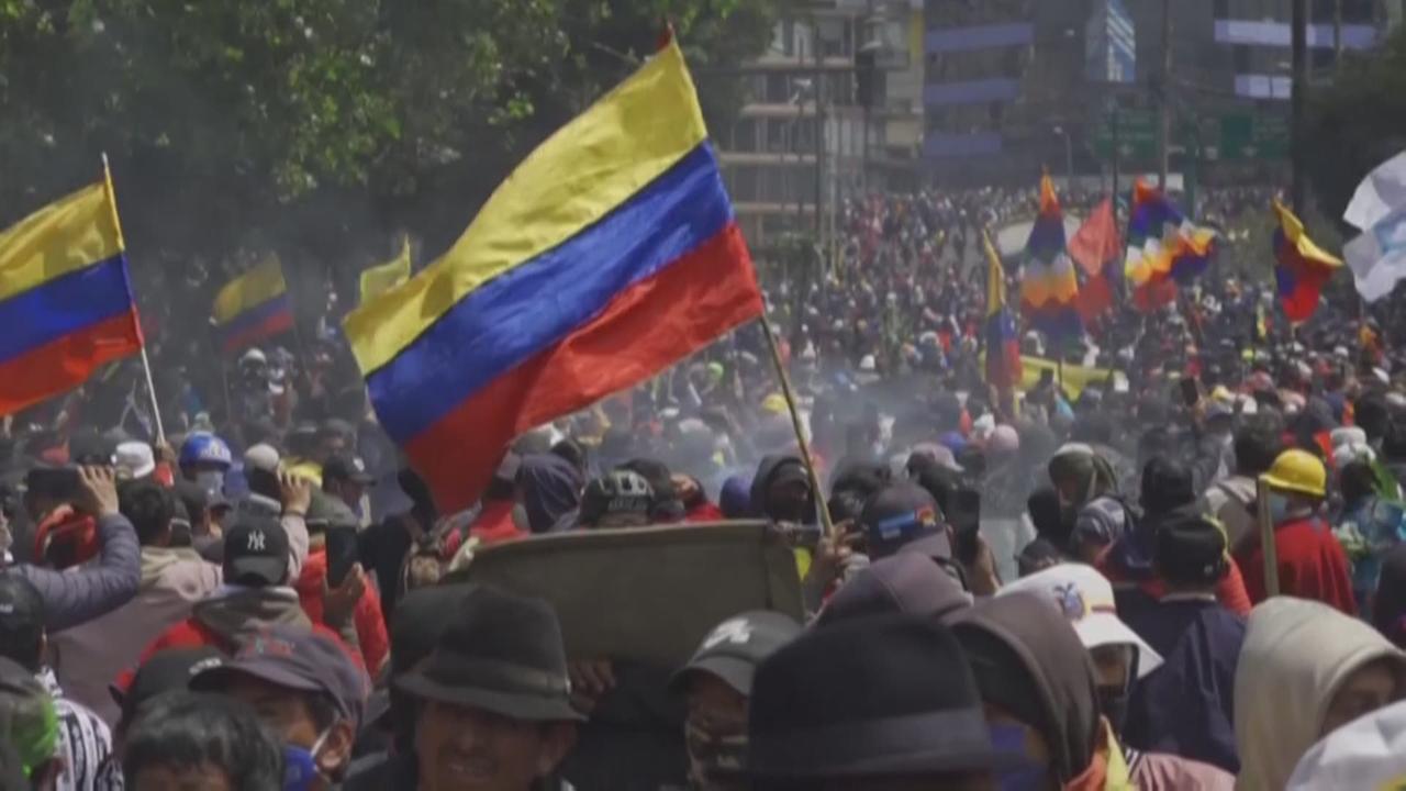Des milliers de manifestants indigènes dans la rue en Équateur