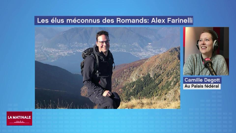 Portrait de parlementaires inconnus - Alex Farinelli, conseiller national (PLR-TI)