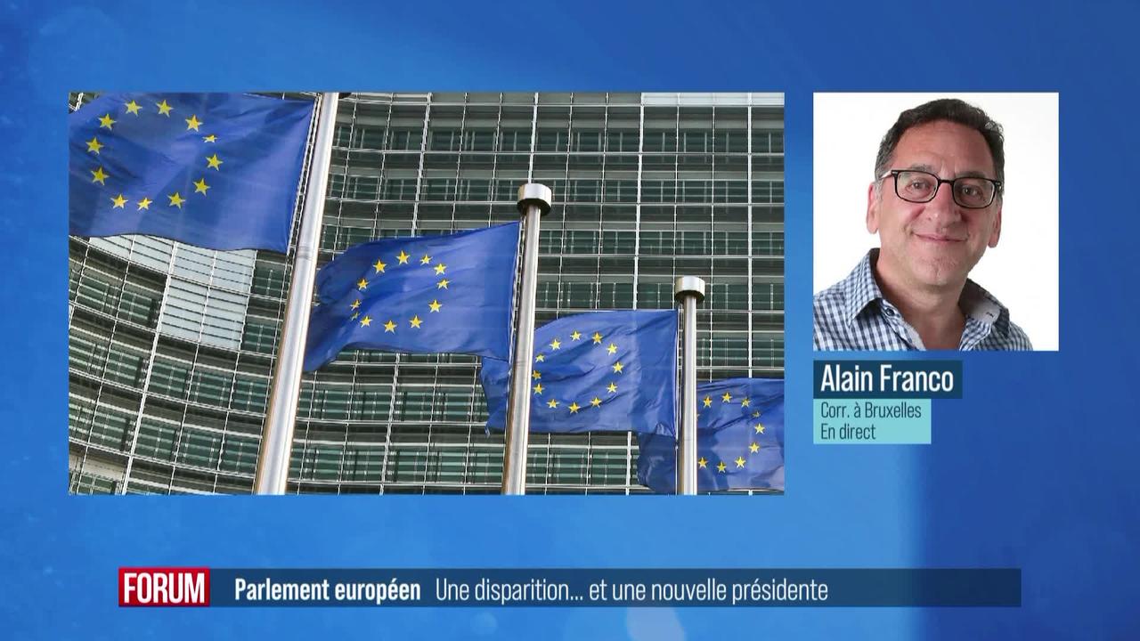 Décès du président du Parlement européen David Sassoli à 65 ans