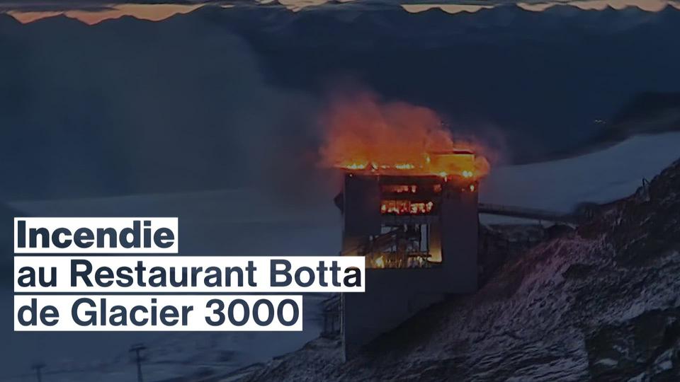 Incendie à Glacier 3000