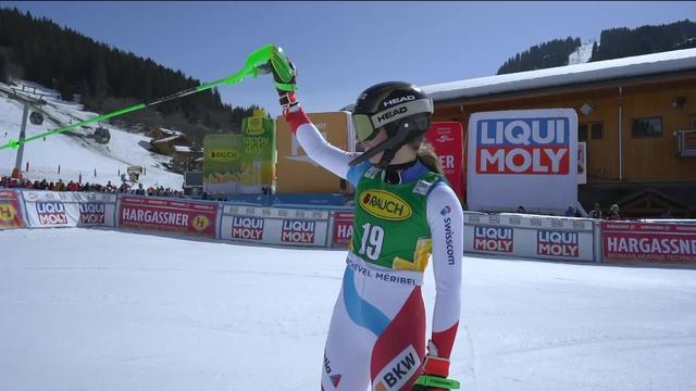 Courchevel (FRA), Slalom dames, 2e manche: le passage de Camille Rast (SUI)