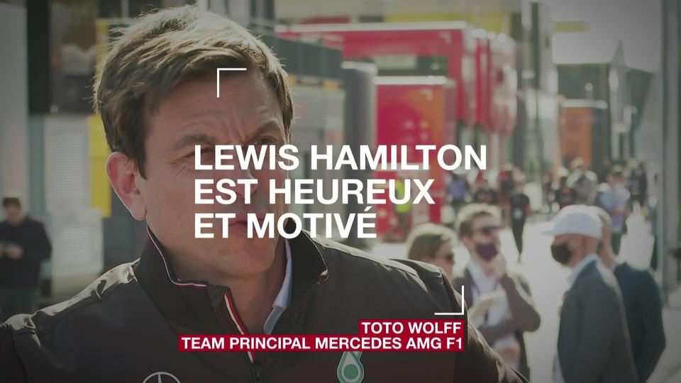 F1: Lewis Hamilton est conquérant heureux et motivé (Toto Wolff)