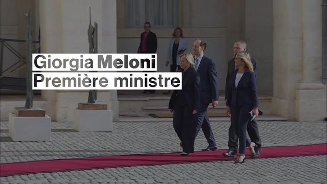 Giorgia Meloni devient Première ministre en Italie