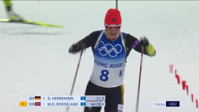 Biathlon, 15km dames: Hermann (GER) en or devant Chevalier-Bouchet (FRA) et Roeiseland (NOR)