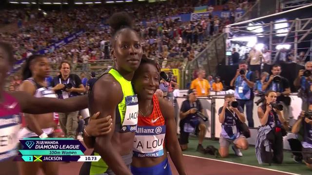 Bruxelles (BEL), 100m dames : Shericka Jackson (JAM) s’impose