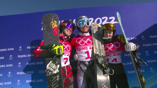 Snowboard, géant parallèle, dames: Ester Ledecka (CZE) remporte la médaille d'or !
