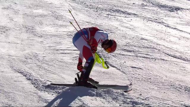 Garmisch (GER), slalom messieurs: Loic Meillard (SUI) part à la faute aussi et offre la victoire à Henrik Kristoffersen (NOR) !