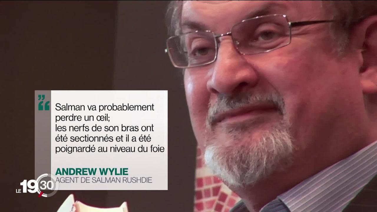 L'écrivain britannique Salman Rushdie, poignardé vendredi à New York, est entre la vie et la mort