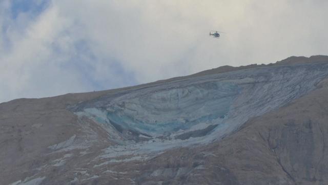 En Italie, les recherches ont repris au glacier de la Marmolada