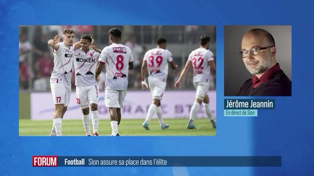 Football: Sion assure sa place dans l'élite