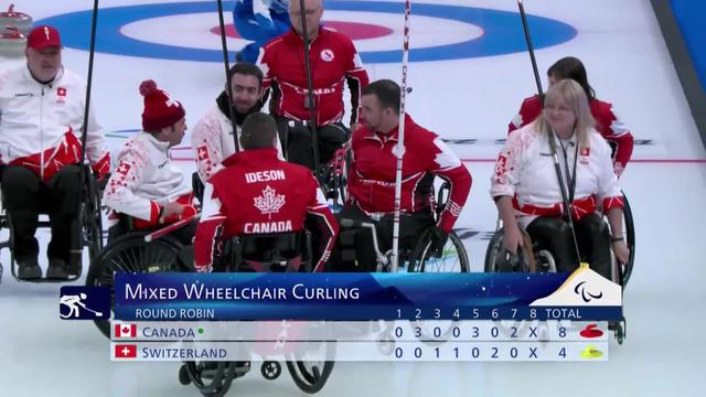 Curling, Canada - Suisse (8-4): la Suisse subit une 2e défaite consécutive