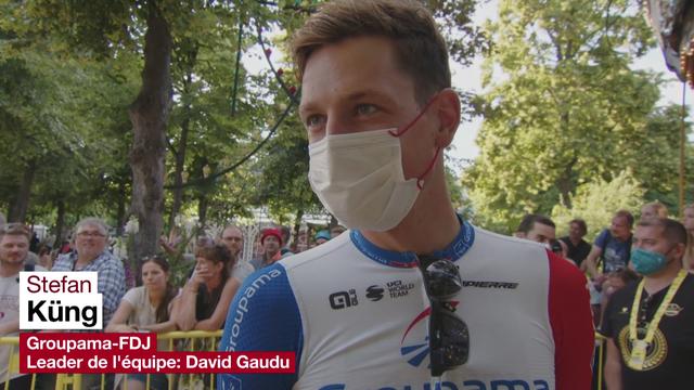 Tour de France: "Si on se met trop de pression, cela peut être contreproductif" (Stefan Küng)