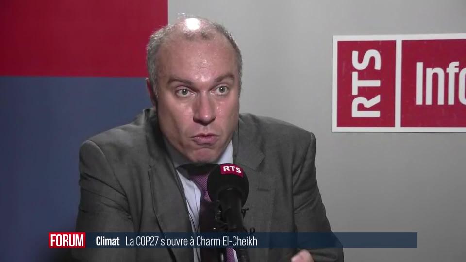 La COP27 s'ouvre à Charm El-Cheikh, en Egypte: interview François Gemenne