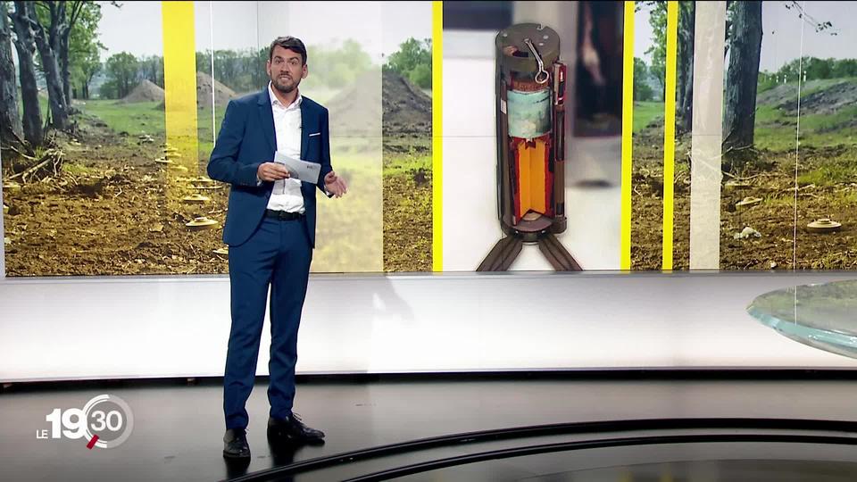 Stephen Mossaz: 300'000 km2 du territoire ukrainien serait contaminé par des engins explosifs.