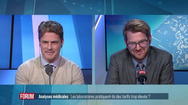 Les laboratoires facturent-ils trop cher les analyses médicales? Débat entre Baptiste Hurni et Nicolas Vuilleumier