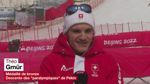 Paralympiques - ski: Je peux être heureux de cette belle médaille de bronze
