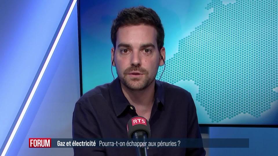 Gaz et électricité: est-ce que la Suisse pourra échapper aux pénuries?