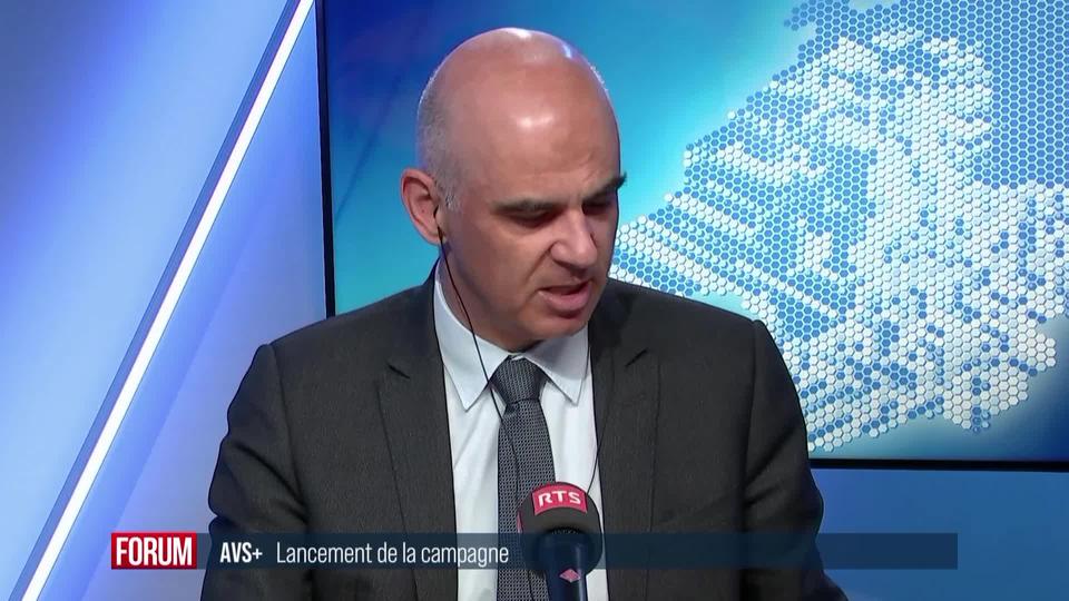 Lancement de la campagne sur la révision de l’AVS: interview d’Alain Berset