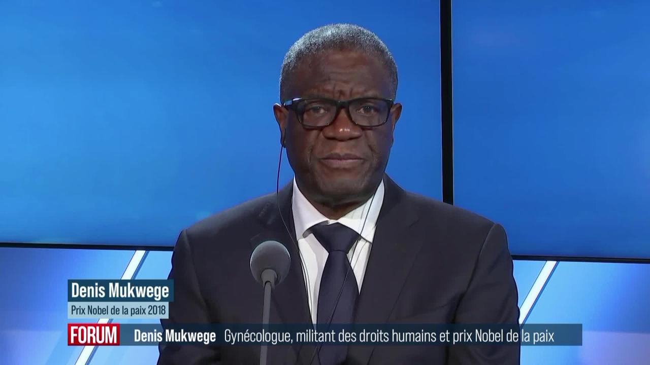 Rencontre avec Denis Mukwege, gynécologue et militant pour les droits humains: interview