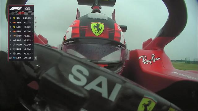 GP de Grande-Bretagne (#10), Carlos Sainz (ESP) décroche sa première pole en carrière