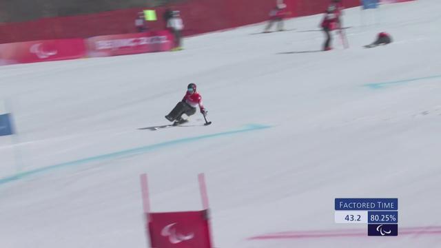Paralympiques - Ski (assis): Pascal Christen 25e de la 1re manche du super-combiné