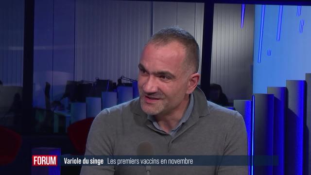 Les premiers vaccins de la variole du singe arriveront en novembre: interview d'Alessandro Diana