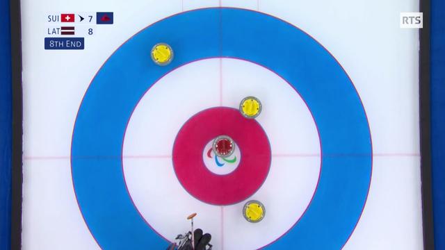 Paralympiques - Curling: Suisse - Lettonie 7-9. Défaite helvétique pour quelques millimètres