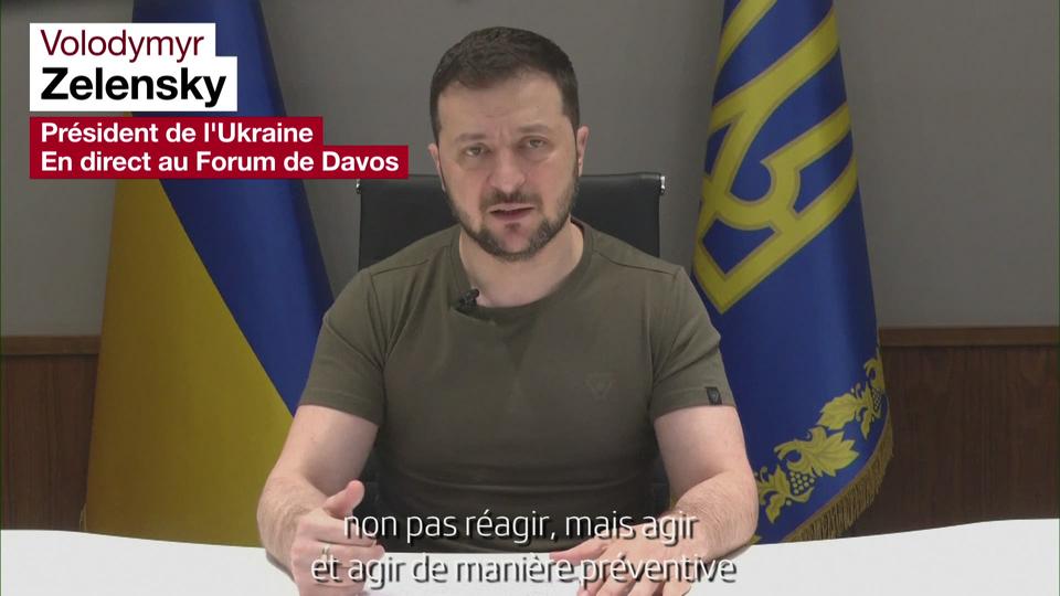 Extraits du discours de Volodymyr Zelensky au Forum de Davos