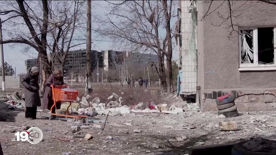 Après avoir refusé la capitulation demandée par Moscou, la ville de Marioupol est sous le feu des bombardements