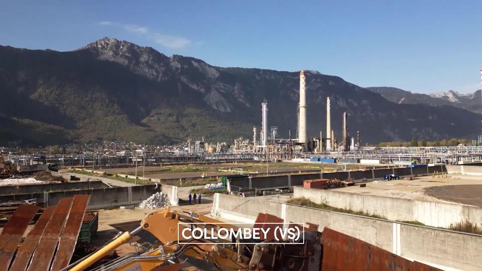 Démantèlement de la raffinerie Tamoil à Collombey: des travaux titanesques