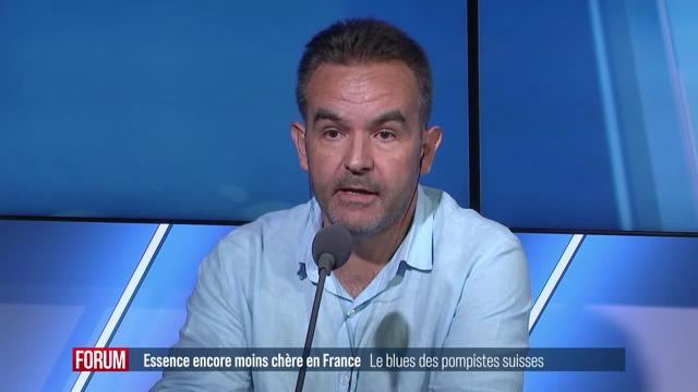 Quel est l’impact en Suisse de l’essence moins chère en France? (vidéo)