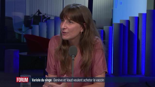 Les cantons de Genève et Vaud veulent acheter le vaccin contre la variole du singe: interview de Rebecca Ruiz