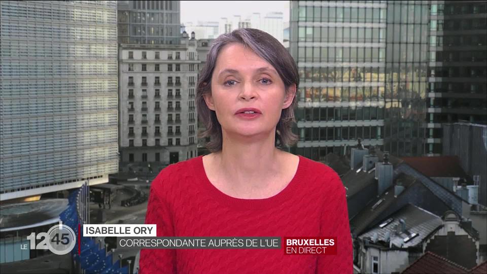 Isabelle Ory, correspondante de la RTS à Bruxelles, donne des précisions sur le type de sanctions que l’Union européenne s’apprête à prendre envers la Russie