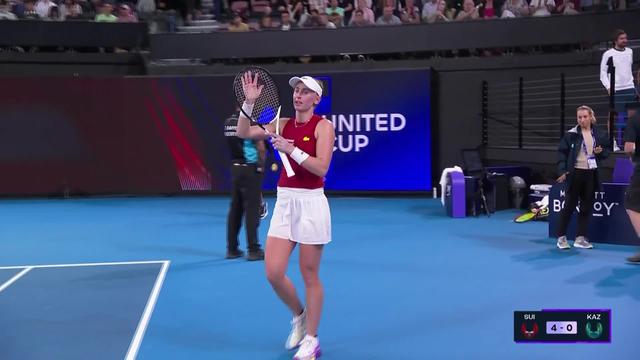 Brisbane (AUS), Teichmann (SUI) - Kulambayeva (KAZ) (6-3, 6-2): victoire de Teichmann