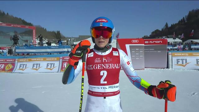 Courchevel (FRA), Géant dames, 1re manche: Mikaela Shiffrin (USA) domine la manche