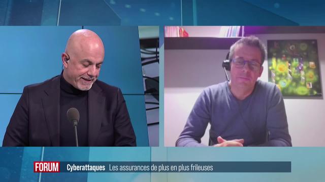 Cyberattaques: les assurances de plus en plus frileuses: interview d’Eric Henchoz