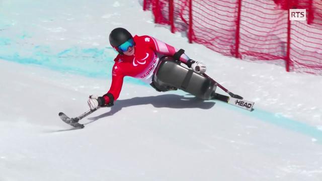 Paralympiques - Super-G (assis): Pascal Christen a chuté